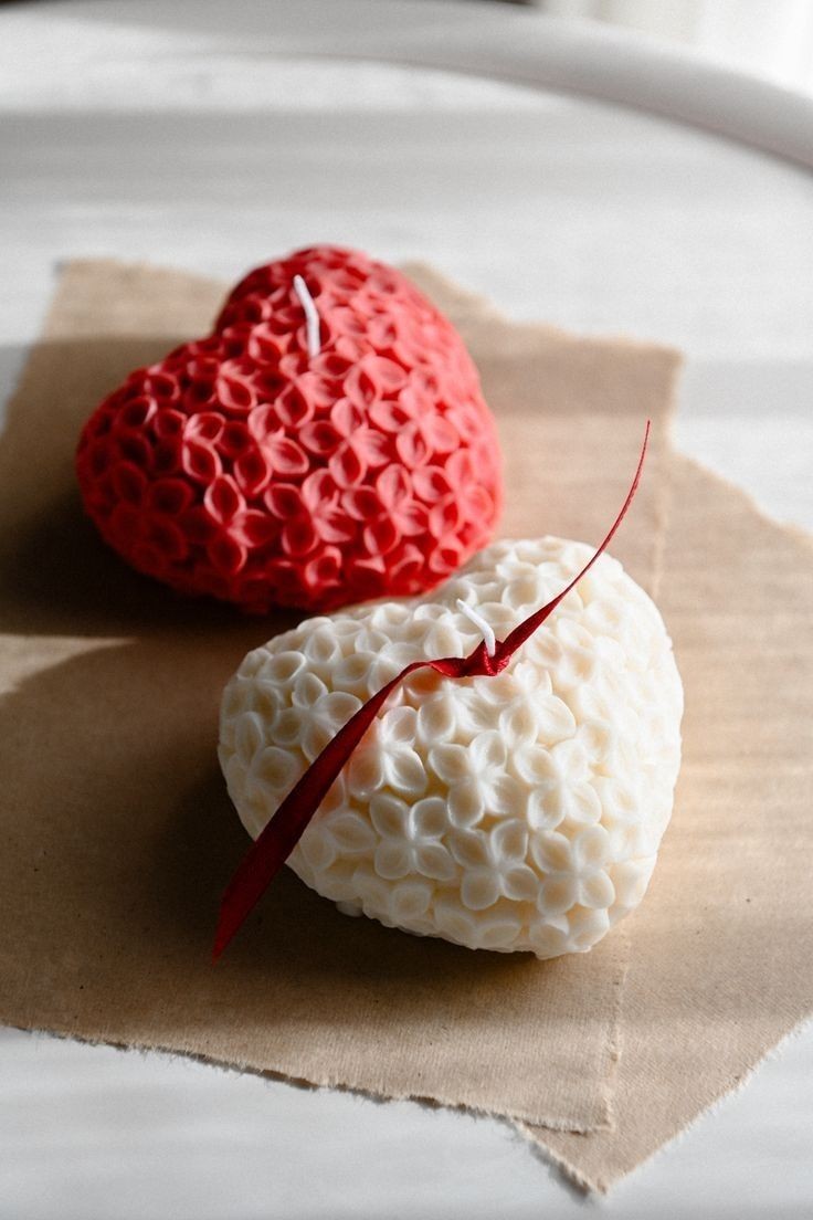 2pc Scented Candle Mini Heart looking cute For Home decor and Gift Packs for love one's