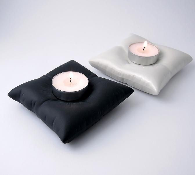 Buy One Get One Free 🆓 Pillow Shape Ashtray For Candles Holder Made With Concrete Looking Marvelous for Home decor and Candles