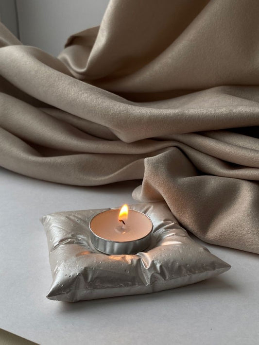 Buy One Get One Free 🆓 Pillow Shape Ashtray For Candles Holder Made With Concrete Looking Marvelous for Home decor and Candles