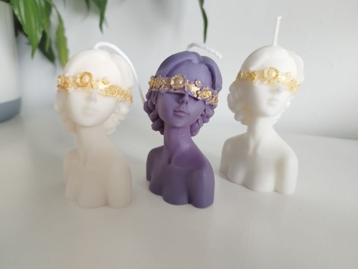 2pc Scented Candles set In Different Shape,1pc Doll Face scented candle,1pc Peony Flower In Sale